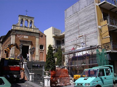 meridiana in costruzione